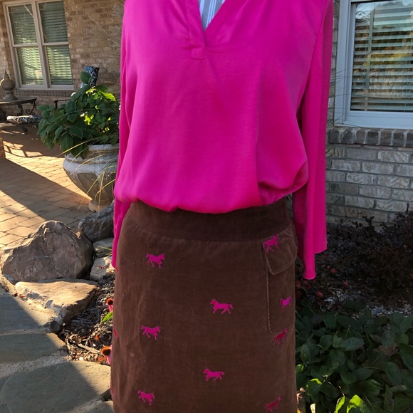 Vintage Lilly Pulitzer Horse Skirt - Picture 4 of 6